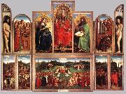 EYCK, Jan van, The Ghent Altarpiece (wings open)